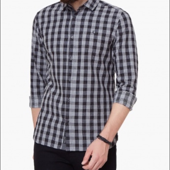 Being Human Other - Being Human Gingham Check Long Sleeve Shirt